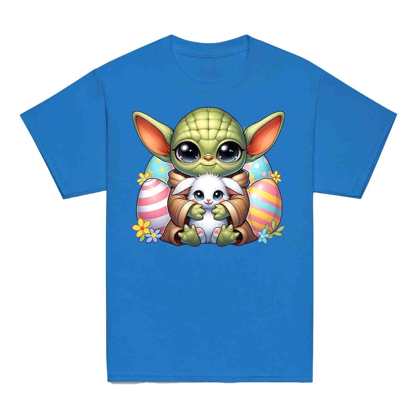 Baby Yoda Easter Kids T-Shirt | Grogu & Bunny Kids Jumper | Star Wars Pastel Eggs & Flowers Hoodie | PRODUCT CODE: BJKEWRUXCVY
