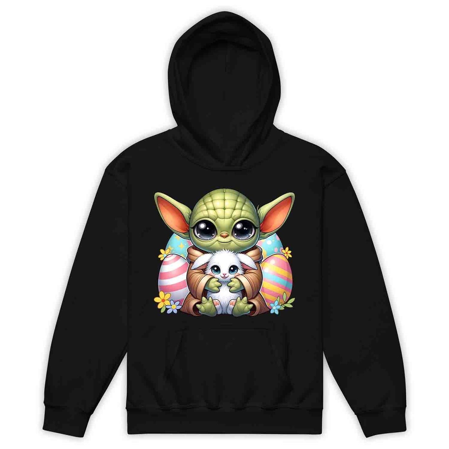 Baby Yoda Easter Kids T-Shirt | Grogu & Bunny Kids Jumper | Star Wars Pastel Eggs & Flowers Hoodie | PRODUCT CODE: BJKEWRUXCVY
