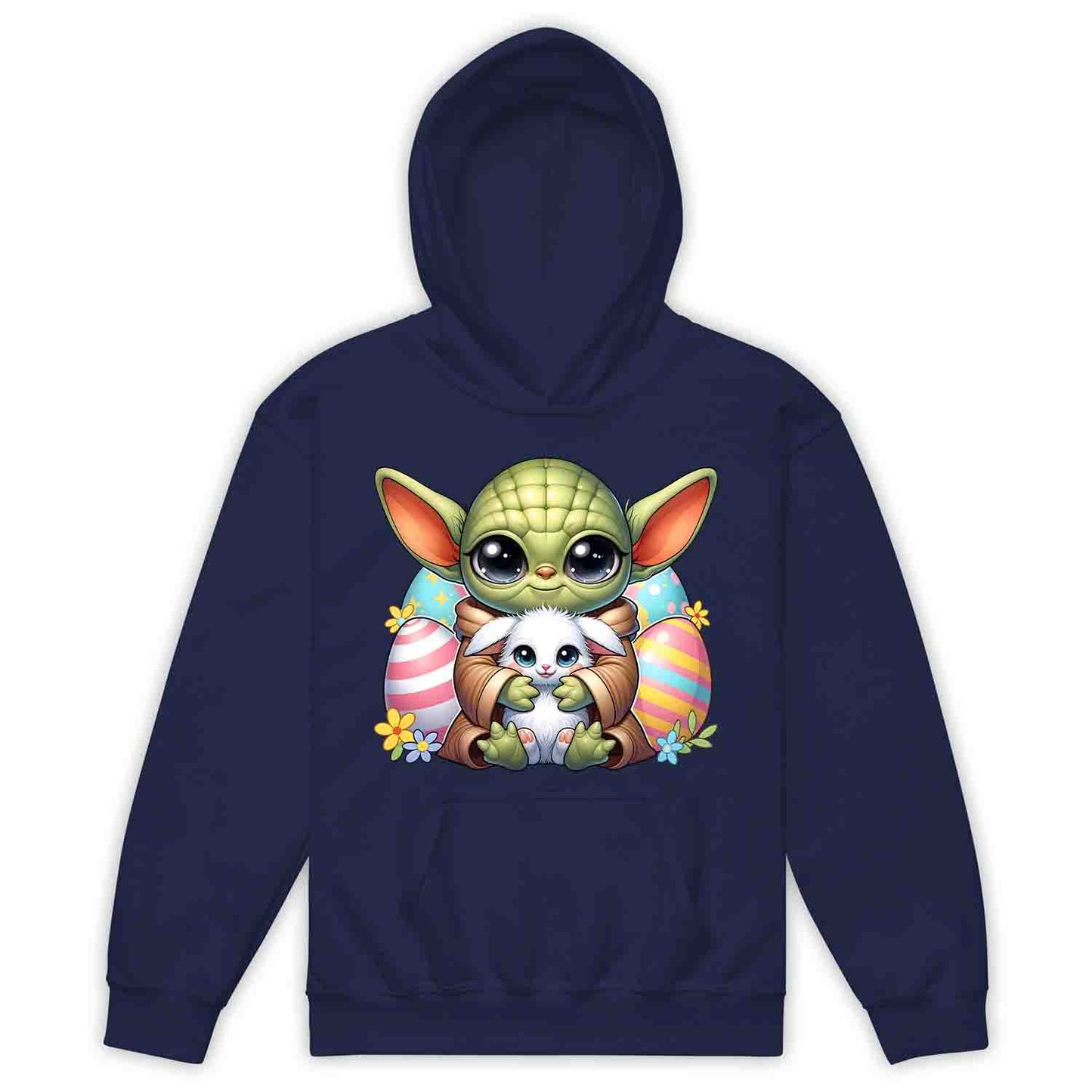 Baby Yoda Easter Kids T-Shirt | Grogu & Bunny Kids Jumper | Star Wars Pastel Eggs & Flowers Hoodie | PRODUCT CODE: BJKEWRUXCVY