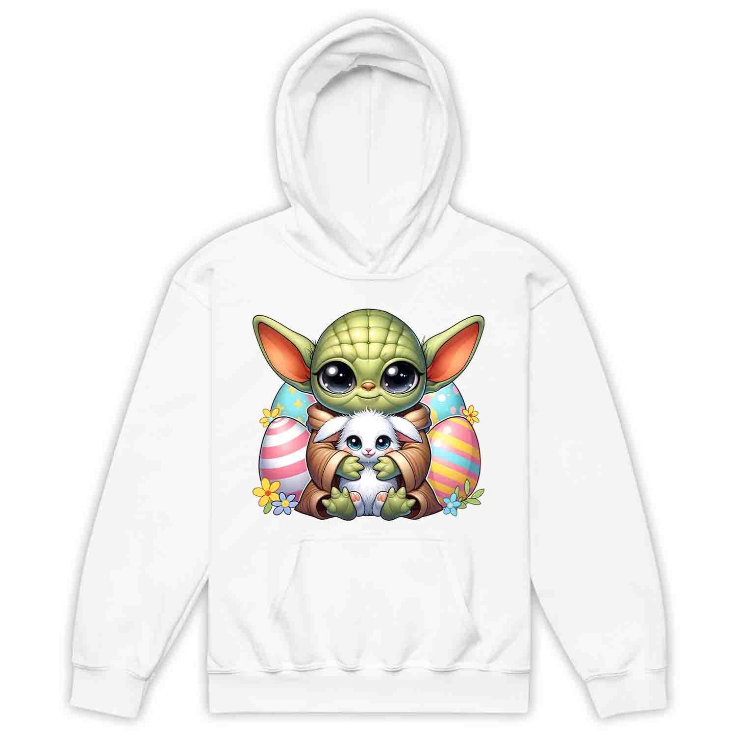 Baby Yoda Easter Kids T-Shirt | Grogu & Bunny Kids Jumper | Star Wars Pastel Eggs & Flowers Hoodie | PRODUCT CODE: BJKEWRUXCVY