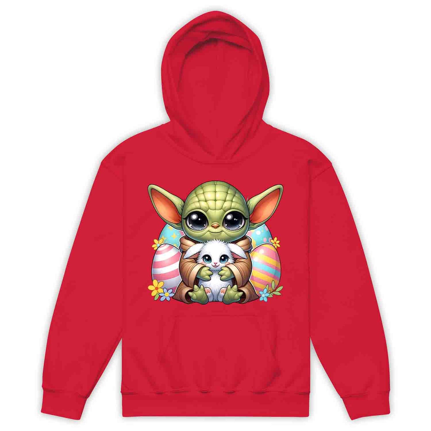 Baby Yoda Easter Kids T-Shirt | Grogu & Bunny Kids Jumper | Star Wars Pastel Eggs & Flowers Hoodie | PRODUCT CODE: BJKEWRUXCVY