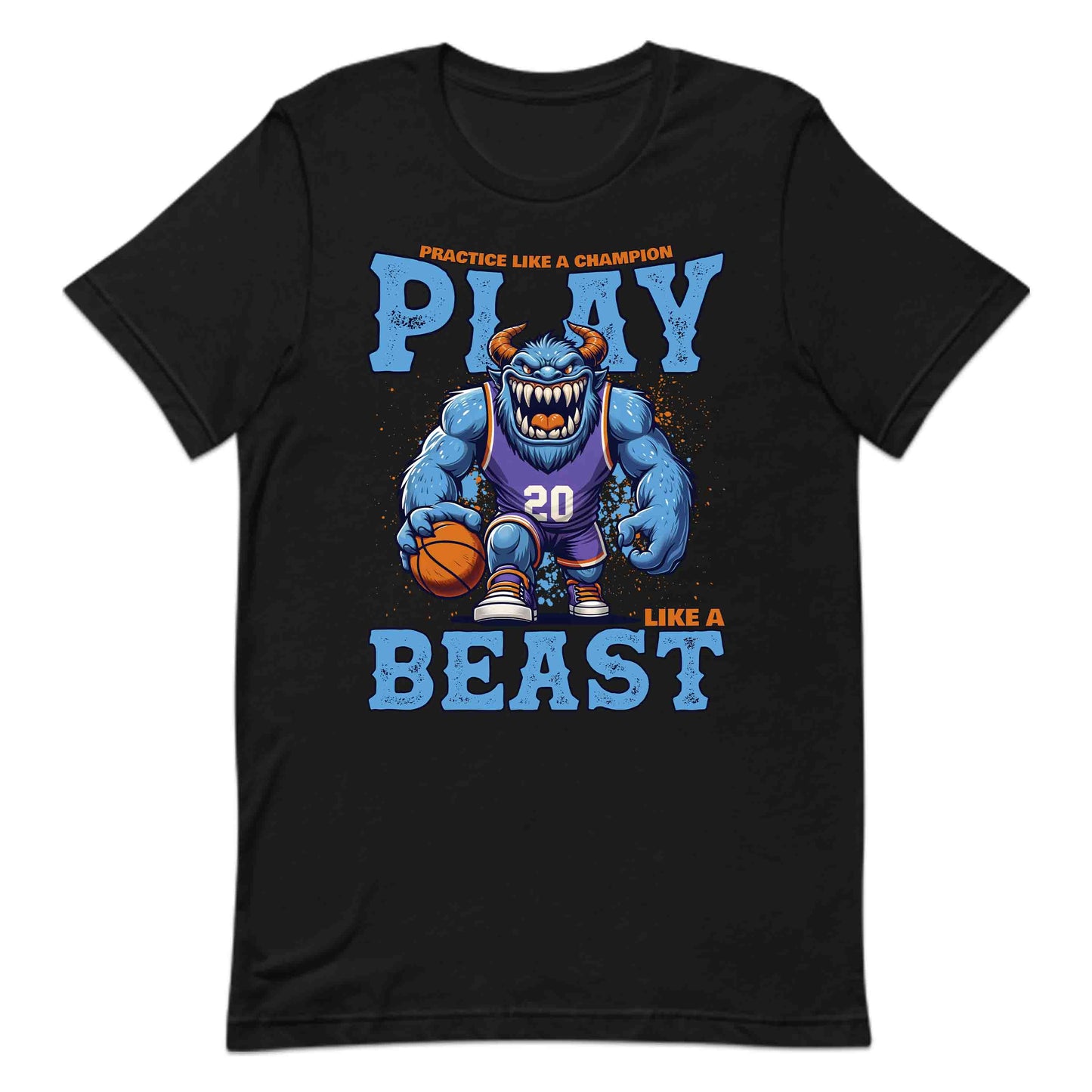 Beast Monster Basketball Player Motivational Streetwear | PRODUCT CODE: BSTMNOPLYRCA