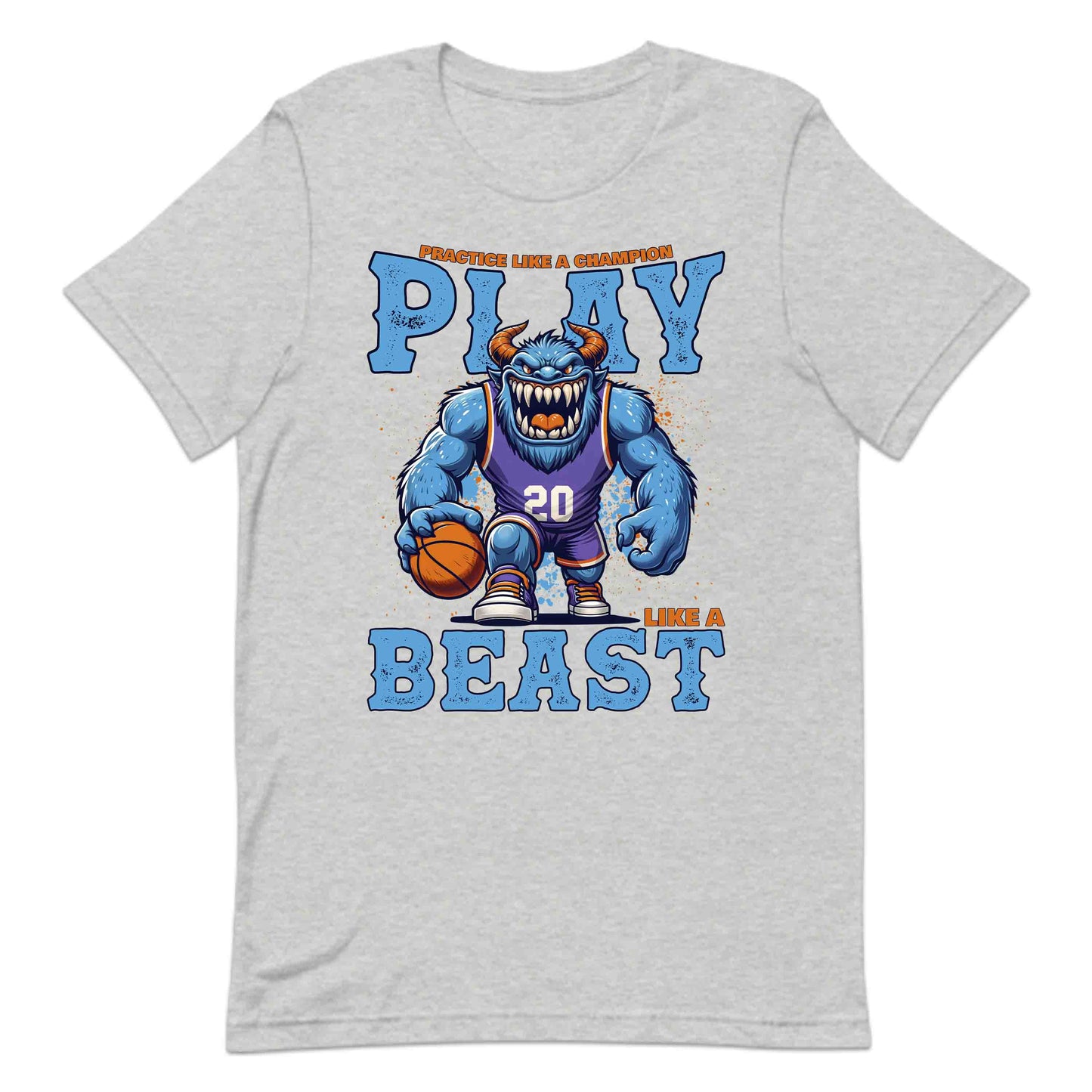 Beast Monster Basketball Player Motivational Streetwear | PRODUCT CODE: BSTMNOPLYRCA