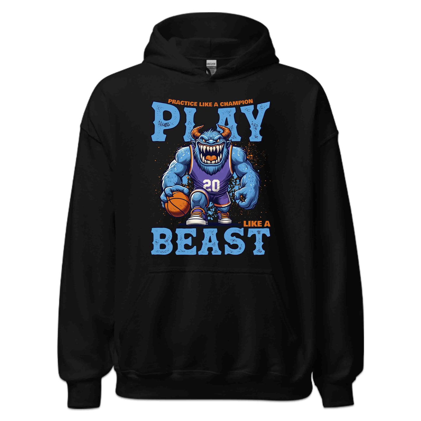 Beast Monster Basketball Player Motivational Streetwear | PRODUCT CODE: BSTMNOPLYRCA