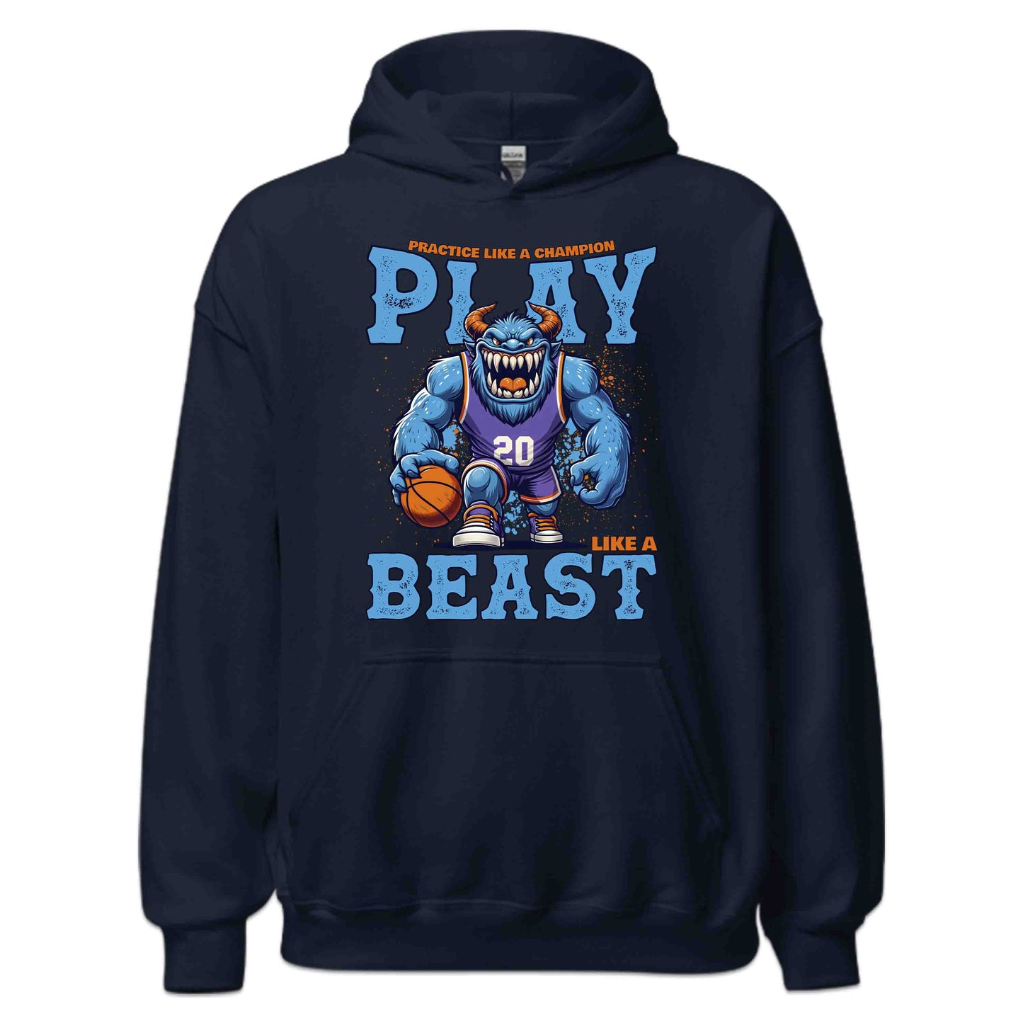 Beast Monster Basketball Player Motivational Streetwear | PRODUCT CODE: BSTMNOPLYRCA