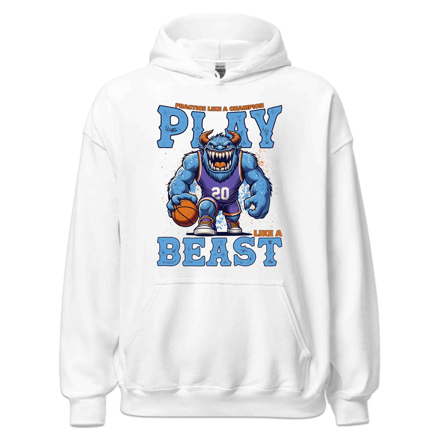 Beast Monster Basketball Player Motivational Streetwear | PRODUCT CODE: BSTMNOPLYRCA