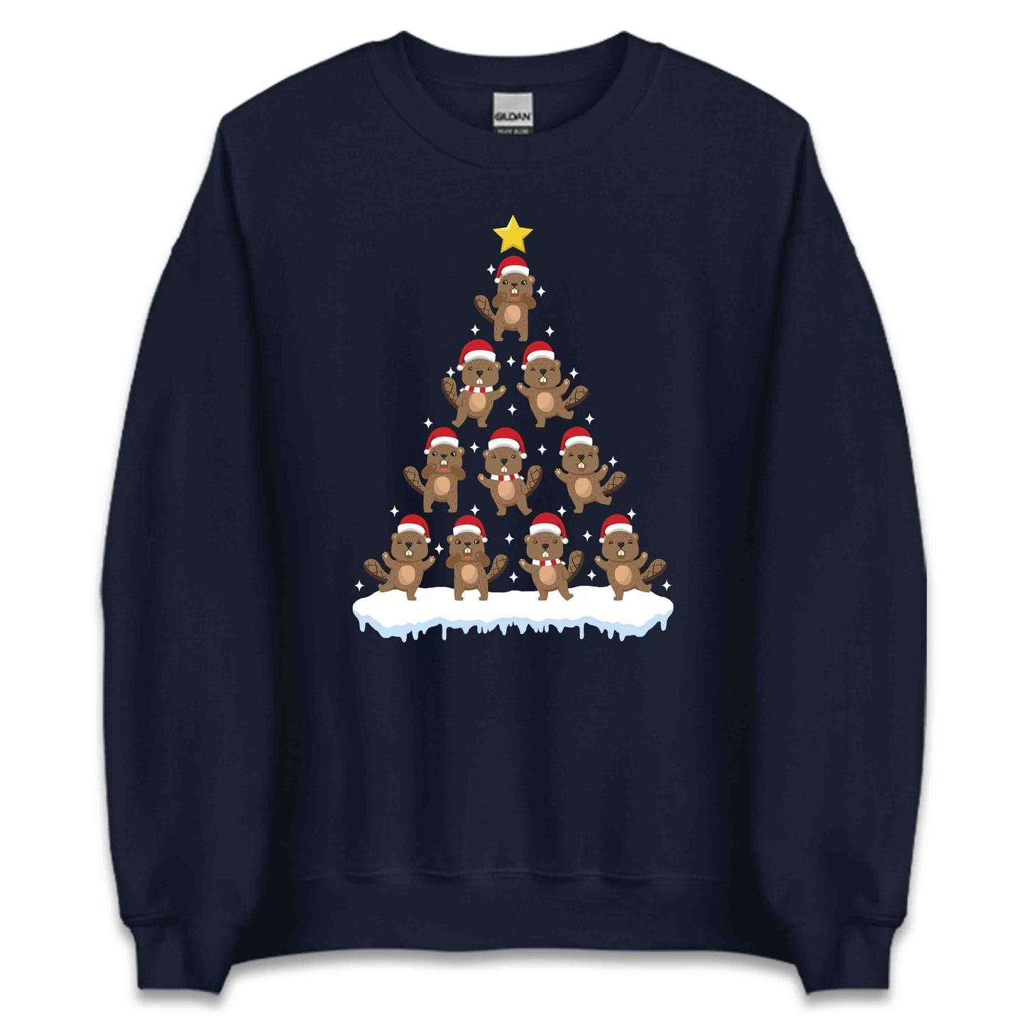 Beaver Christmas Tree Xmas Animal Adorable Forest Creature | PRODUCT CODE: BVRECHMTEANX