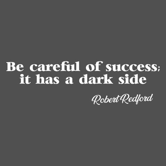 Be Careful of Success T-Shirt, Robert Redford Quote Sweatshirt, Classic Hollywood Tribute Hoodie | PRODUCT CODE: BWHCKJSDC