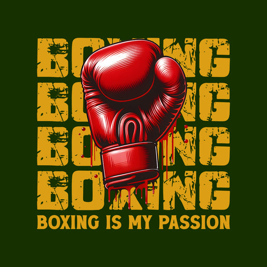 Boxing Is My Passion Powerful Boxing Quote | PRODUCT CODE: BXNGSIPASONCG