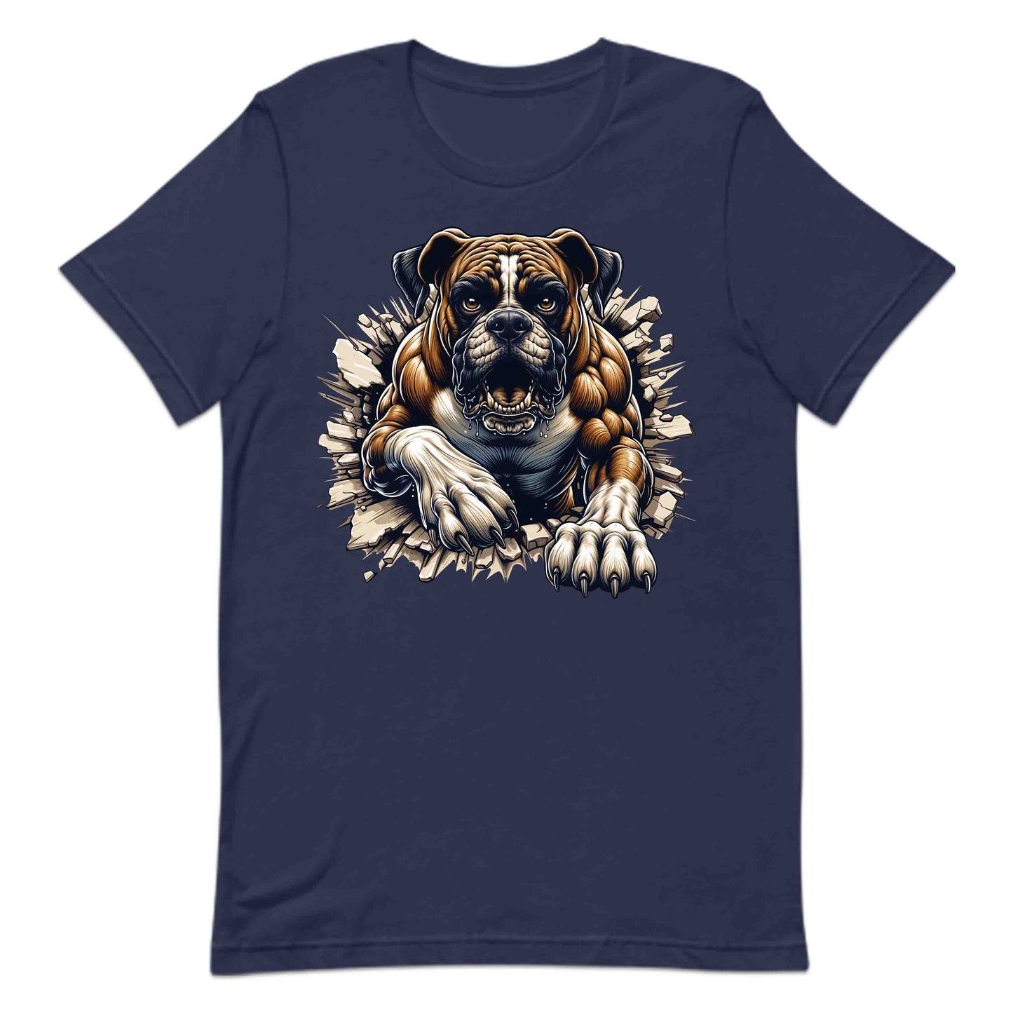 Boxer Dog Breaking Through Wall 3D Realistic Dog | PRODUCT CODE: BXRODGBRKNWM