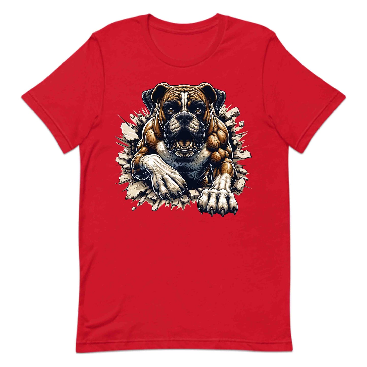 Boxer Dog Breaking Through Wall 3D Realistic Dog | PRODUCT CODE: BXRODGBRKNWM