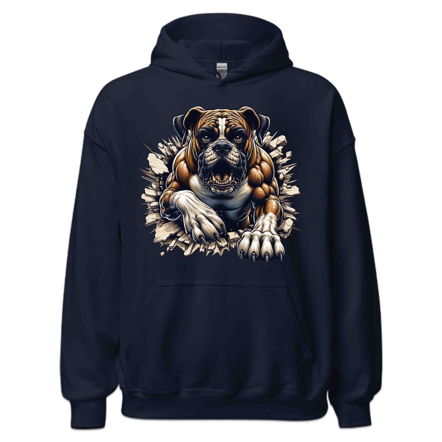 Boxer Dog Breaking Through Wall 3D Realistic Dog | PRODUCT CODE: BXRODGBRKNWM