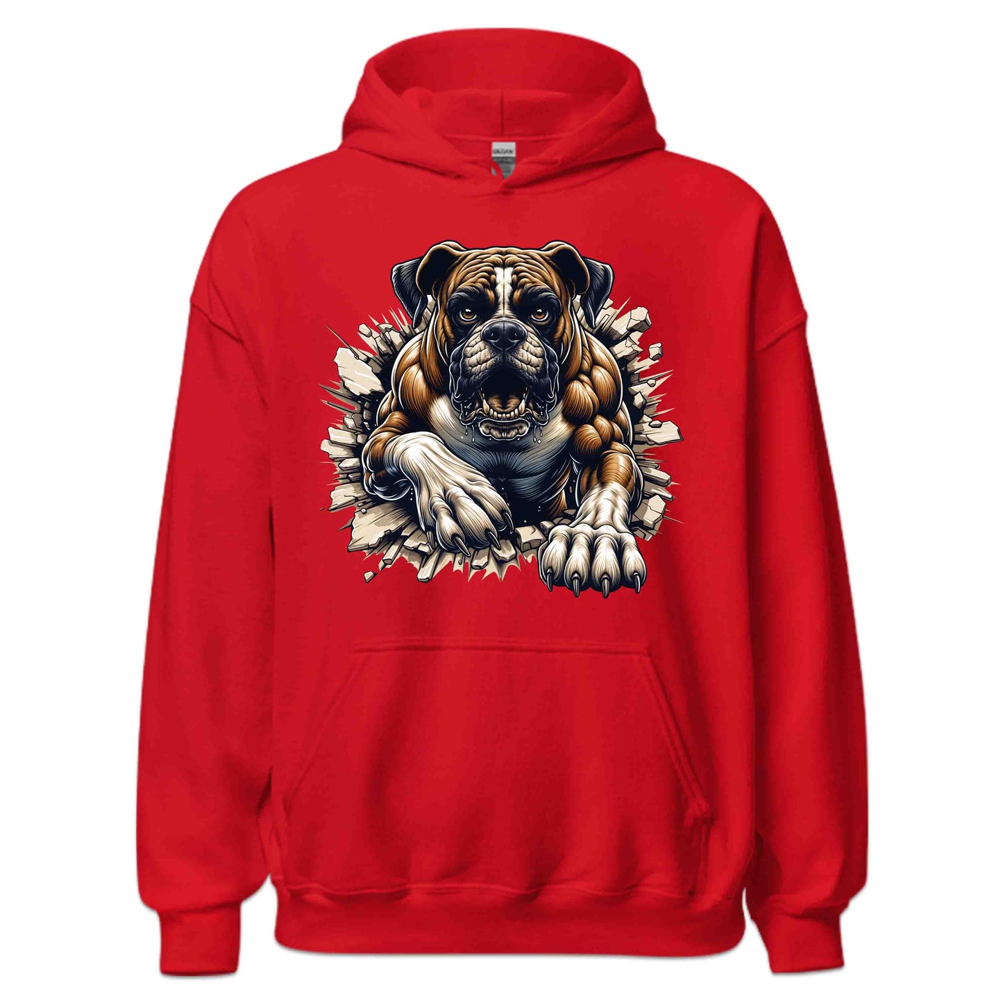 Boxer Dog Breaking Through Wall 3D Realistic Dog | PRODUCT CODE: BXRODGBRKNWM