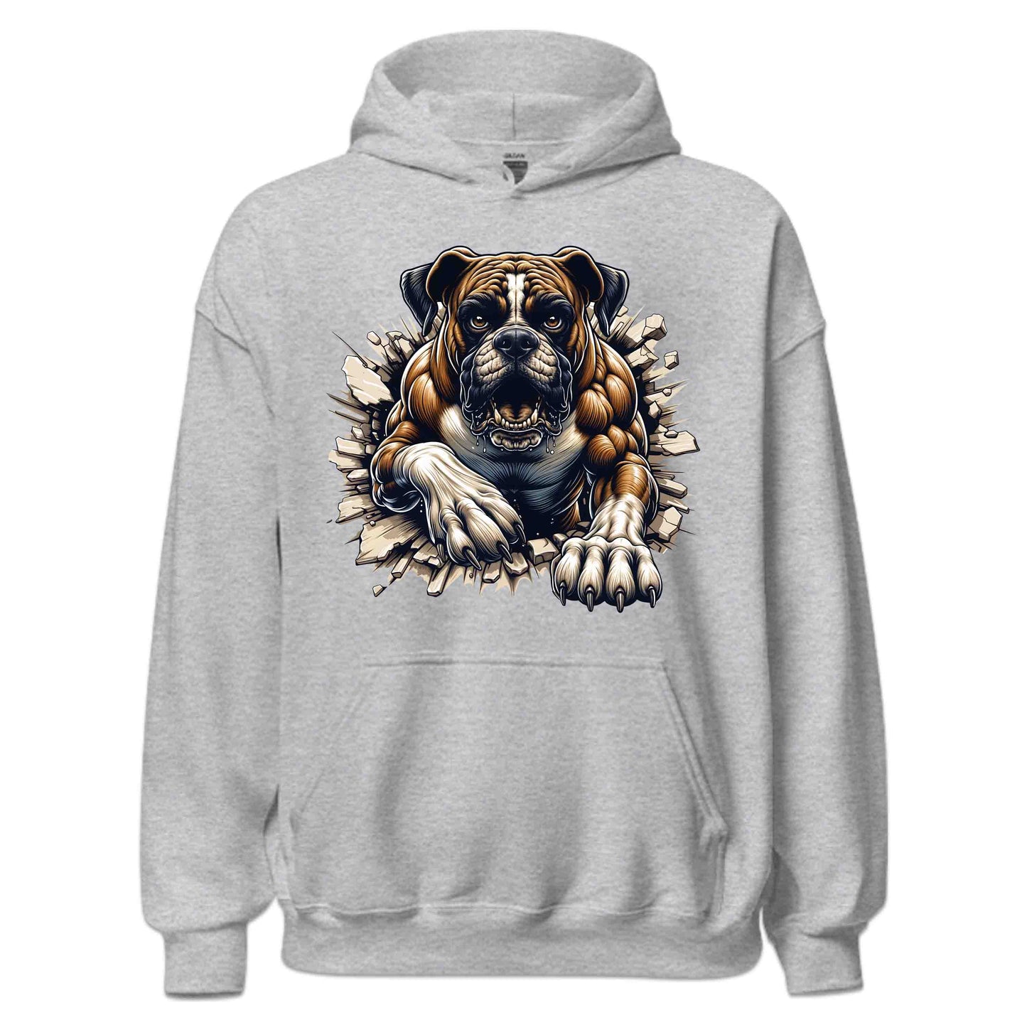 Boxer Dog Breaking Through Wall 3D Realistic Dog | PRODUCT CODE: BXRODGBRKNWM