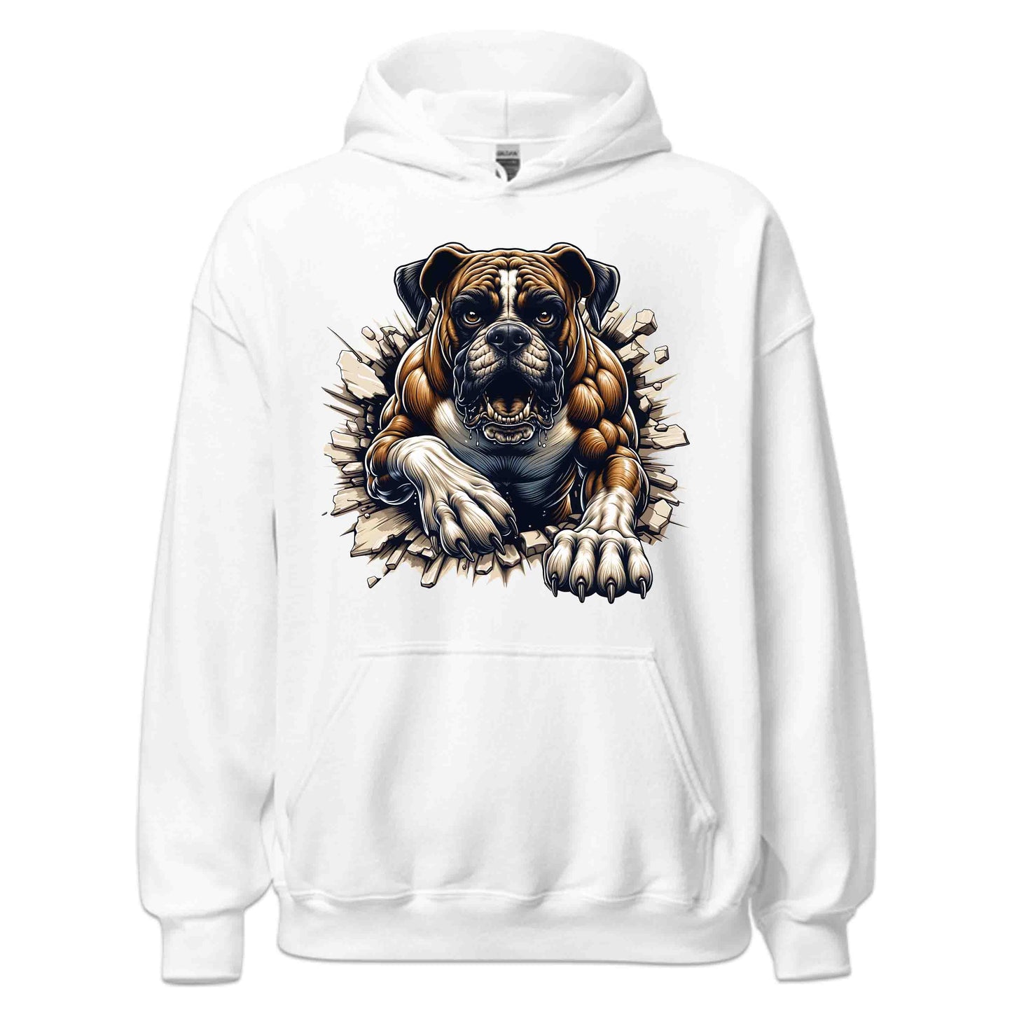 Boxer Dog Breaking Through Wall 3D Realistic Dog | PRODUCT CODE: BXRODGBRKNWM