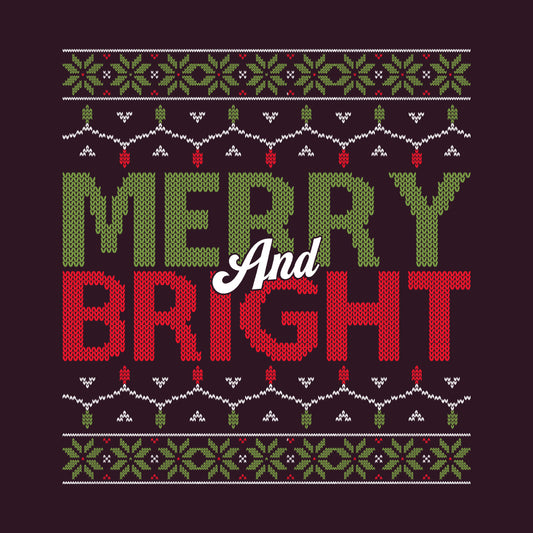 Merry & Bright Ugly Christmas Festive Xmas | PRODUCT CODE: BYREMUGLFTV