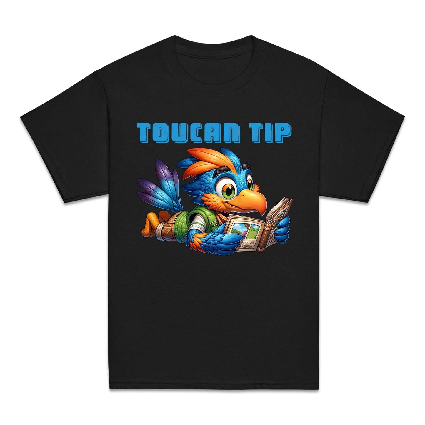 Reading Bird Toucan Tip Reading A Book | PRODUCT CODE: TCHPITRDBO