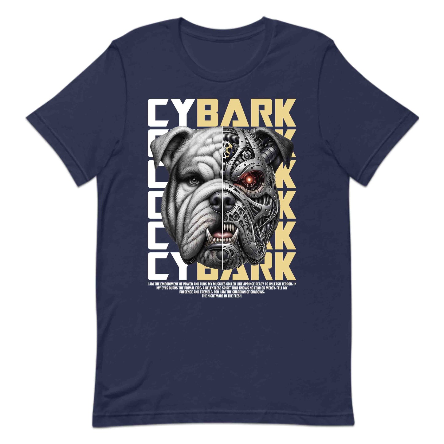 Cybark Guardian Cybernetic Dog Futuristic Tech Fusion Sci-Fi Animal Lovers | PRODUCT CODE: CBRKYGDNTFU