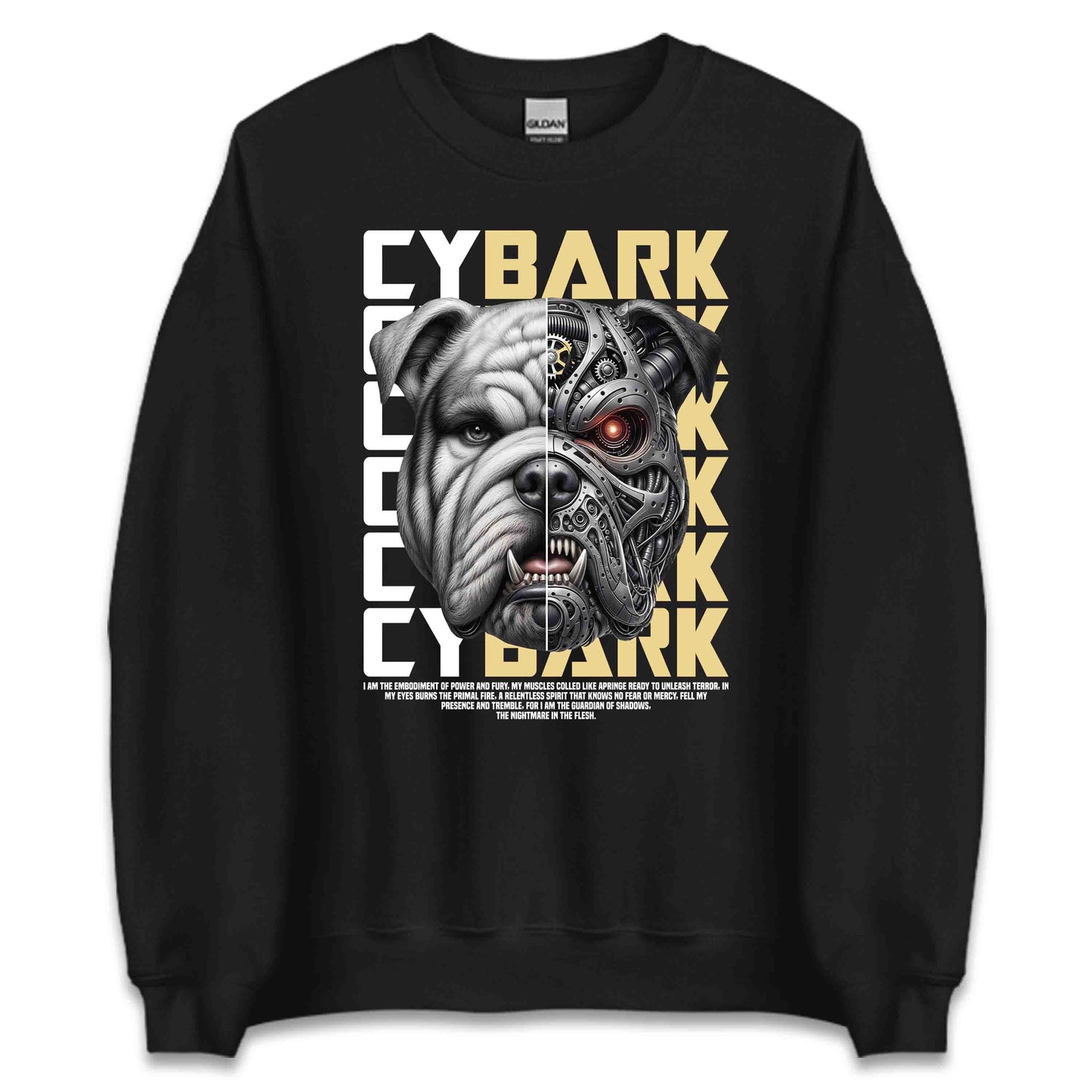 Cybark Guardian Cybernetic Dog Futuristic Tech Fusion Sci-Fi Animal Lovers | PRODUCT CODE: CBRKYGDNTFU