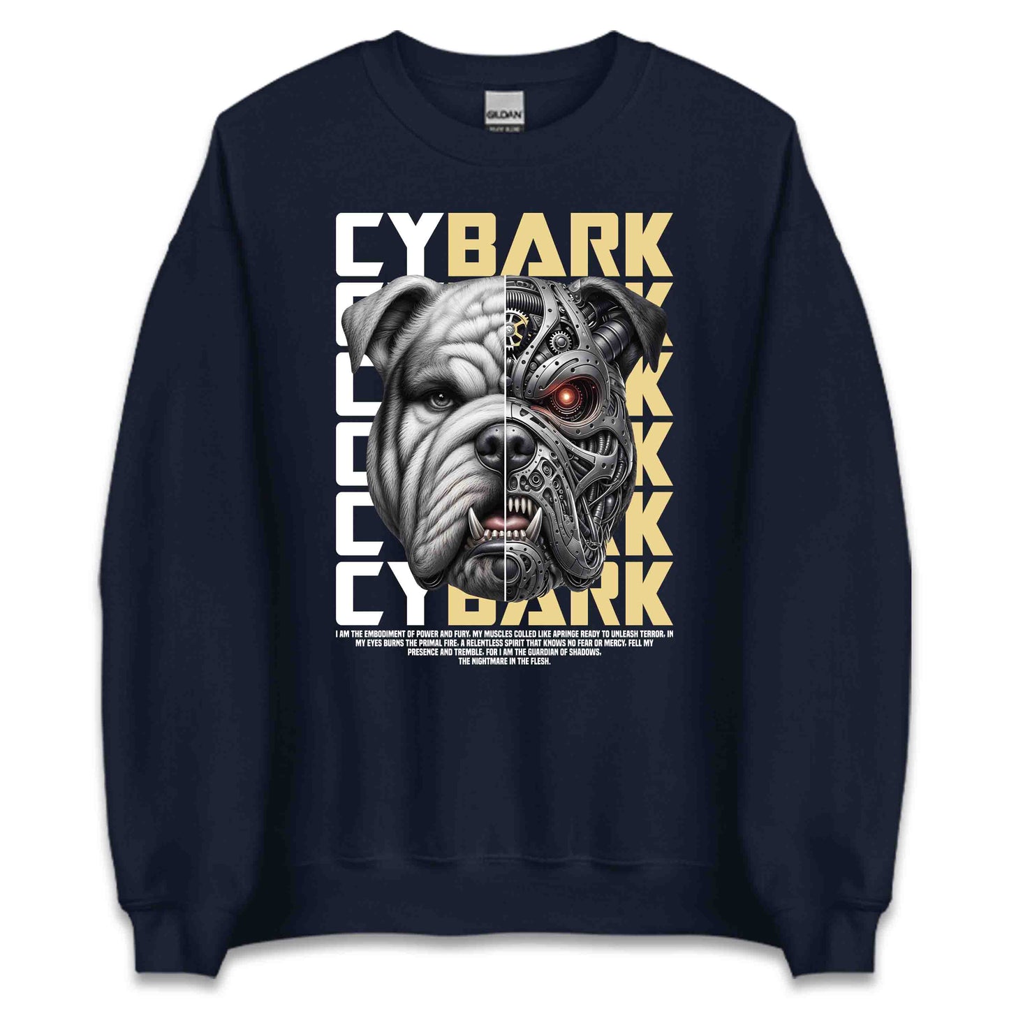 Cybark Guardian Cybernetic Dog Futuristic Tech Fusion Sci-Fi Animal Lovers | PRODUCT CODE: CBRKYGDNTFU