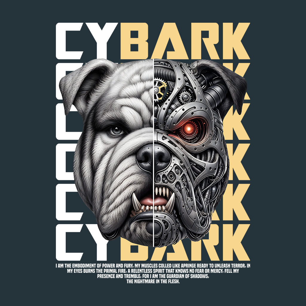 Cybark Guardian Cybernetic Dog Futuristic Tech Fusion Sci-Fi Animal Lovers | PRODUCT CODE: CBRKYGDNTFU