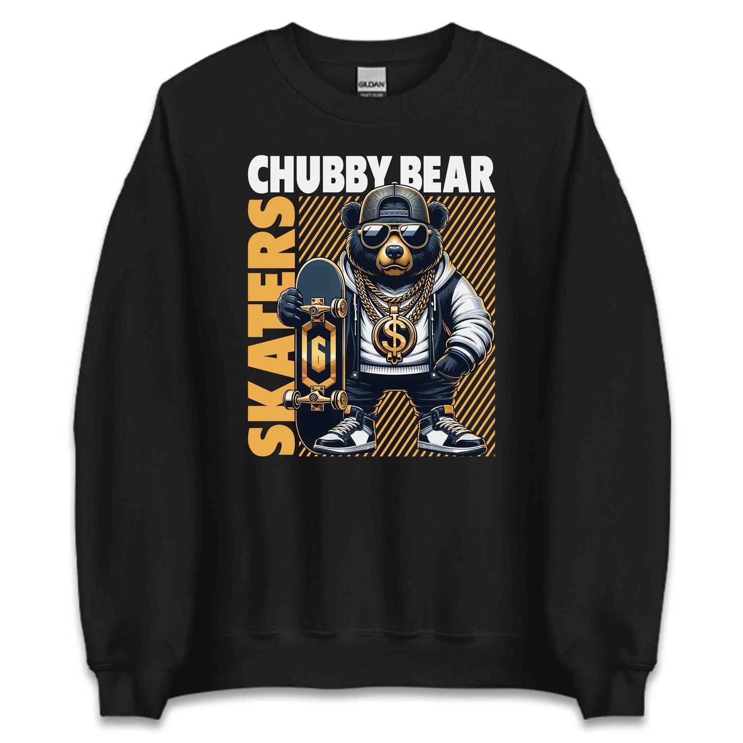 Chubby Bear Skaters Urban Skating Bear Street Style | PRODUCT CODE: CBYRESKTUNL