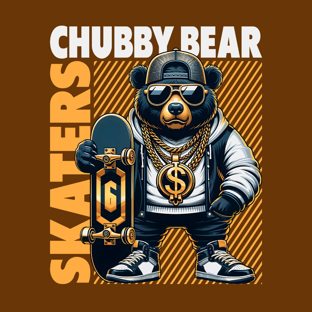 Chubby Bear Skaters Urban Skating Bear Street Style | PRODUCT CODE: CBYRESKTUNL