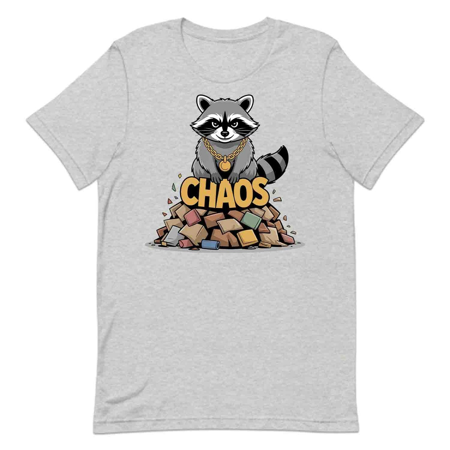 Chaos Raccoon T-Shirt, Trash Panda Meme Sweatshirt, Funny Urban Hoodie | PRODUCT CODE: CHEWEORAS