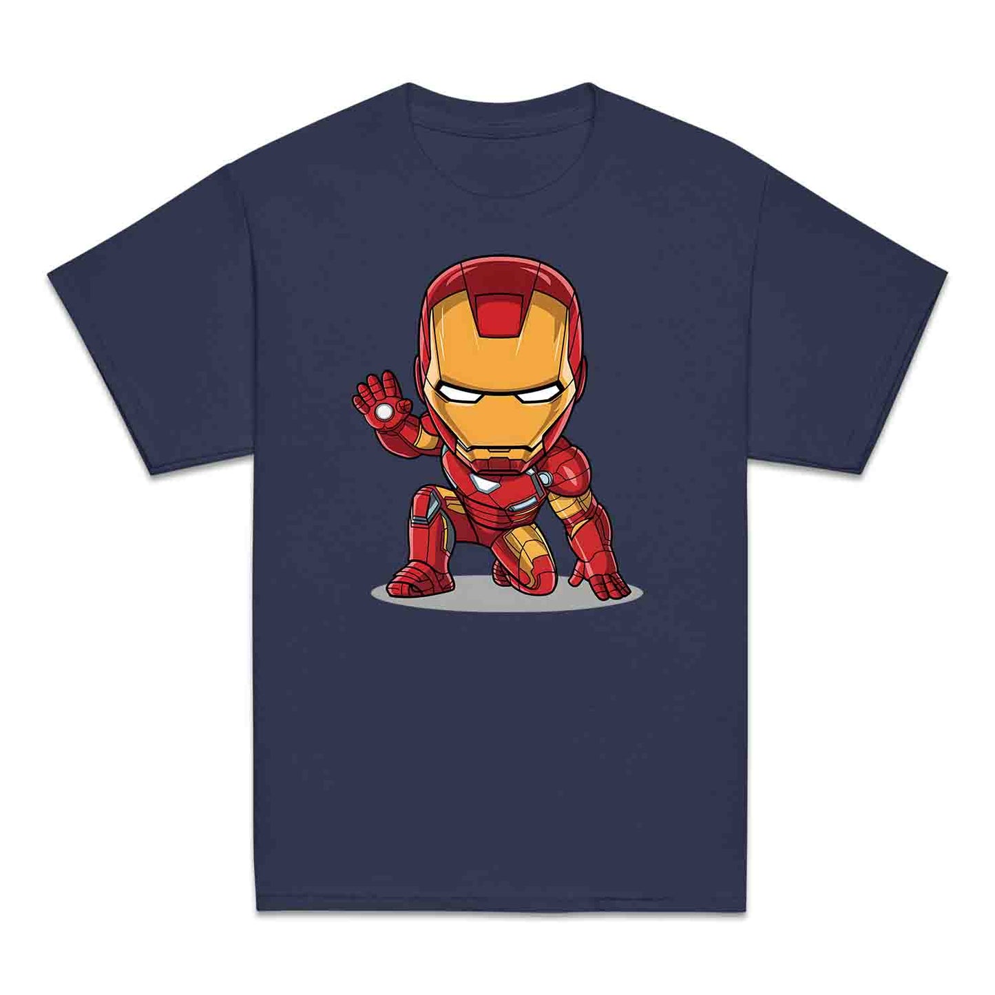 Chibi Iron Man Kids T-Shirt | Marvel Avengers Comic Cartoon Hero Kids Jumper | Tony Stark Armor Fan Hoodie | PRODUCT CODE: CHRBNAIRMNA