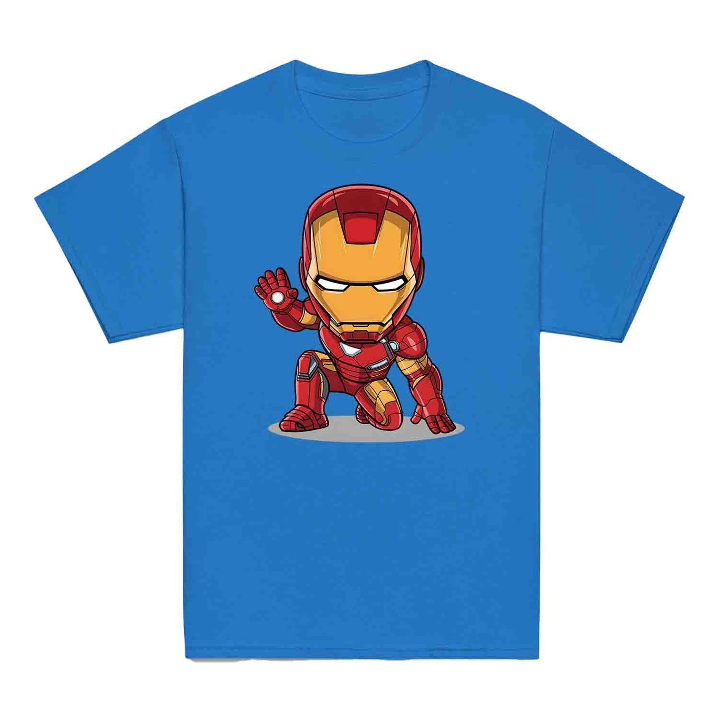 Chibi Iron Man Kids T-Shirt | Marvel Avengers Comic Cartoon Hero Kids Jumper | Tony Stark Armor Fan Hoodie | PRODUCT CODE: CHRBNAIRMNA