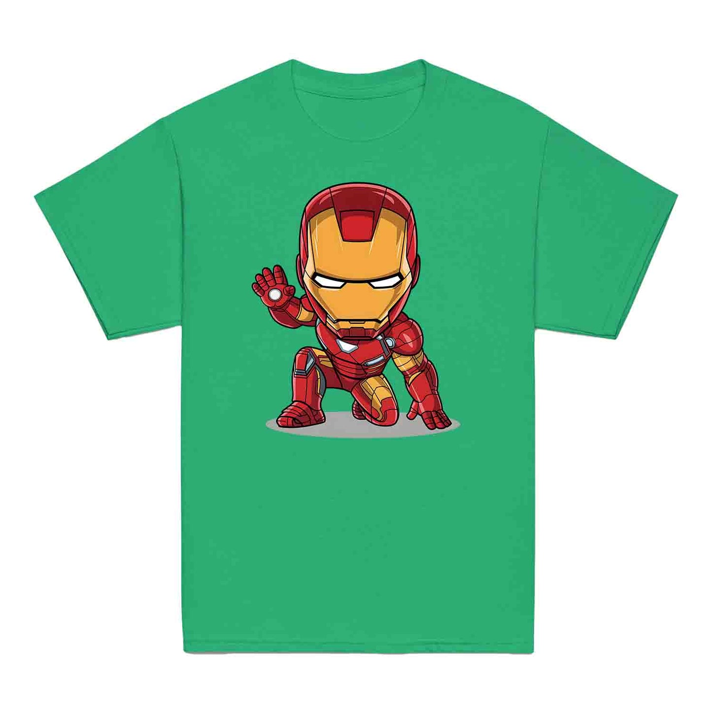 Chibi Iron Man Kids T-Shirt | Marvel Avengers Comic Cartoon Hero Kids Jumper | Tony Stark Armor Fan Hoodie | PRODUCT CODE: CHRBNAIRMNA