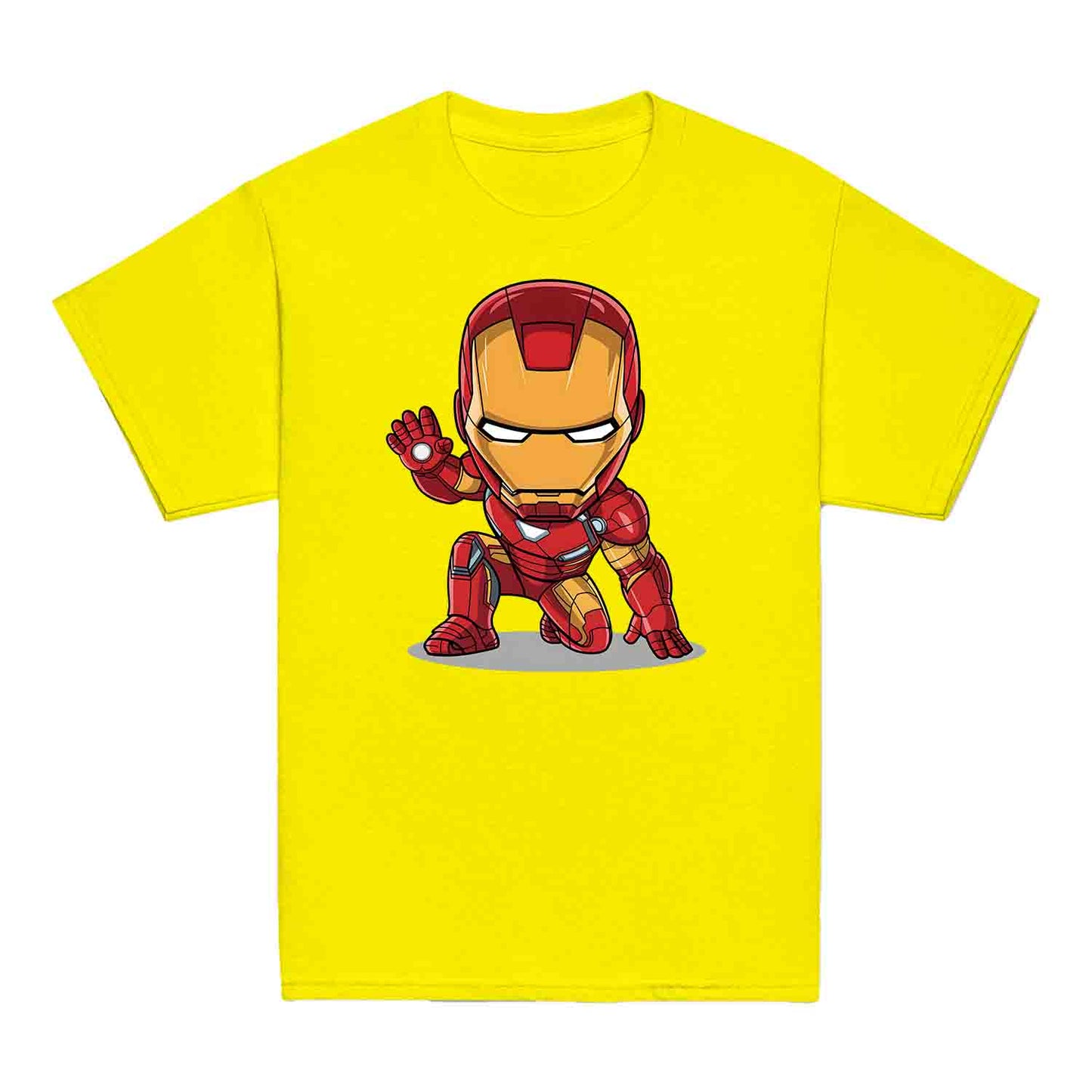 Chibi Iron Man Kids T-Shirt | Marvel Avengers Comic Cartoon Hero Kids Jumper | Tony Stark Armor Fan Hoodie | PRODUCT CODE: CHRBNAIRMNA
