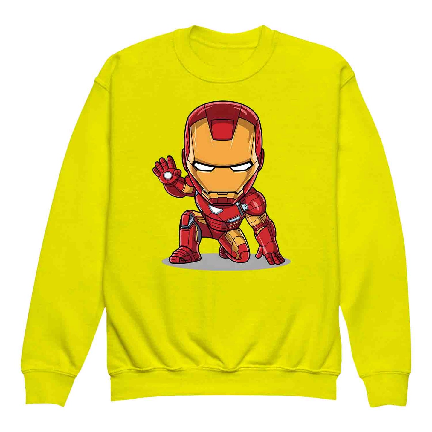 Chibi Iron Man Kids T-Shirt | Marvel Avengers Comic Cartoon Hero Kids Jumper | Tony Stark Armor Fan Hoodie | PRODUCT CODE: CHRBNAIRMNA