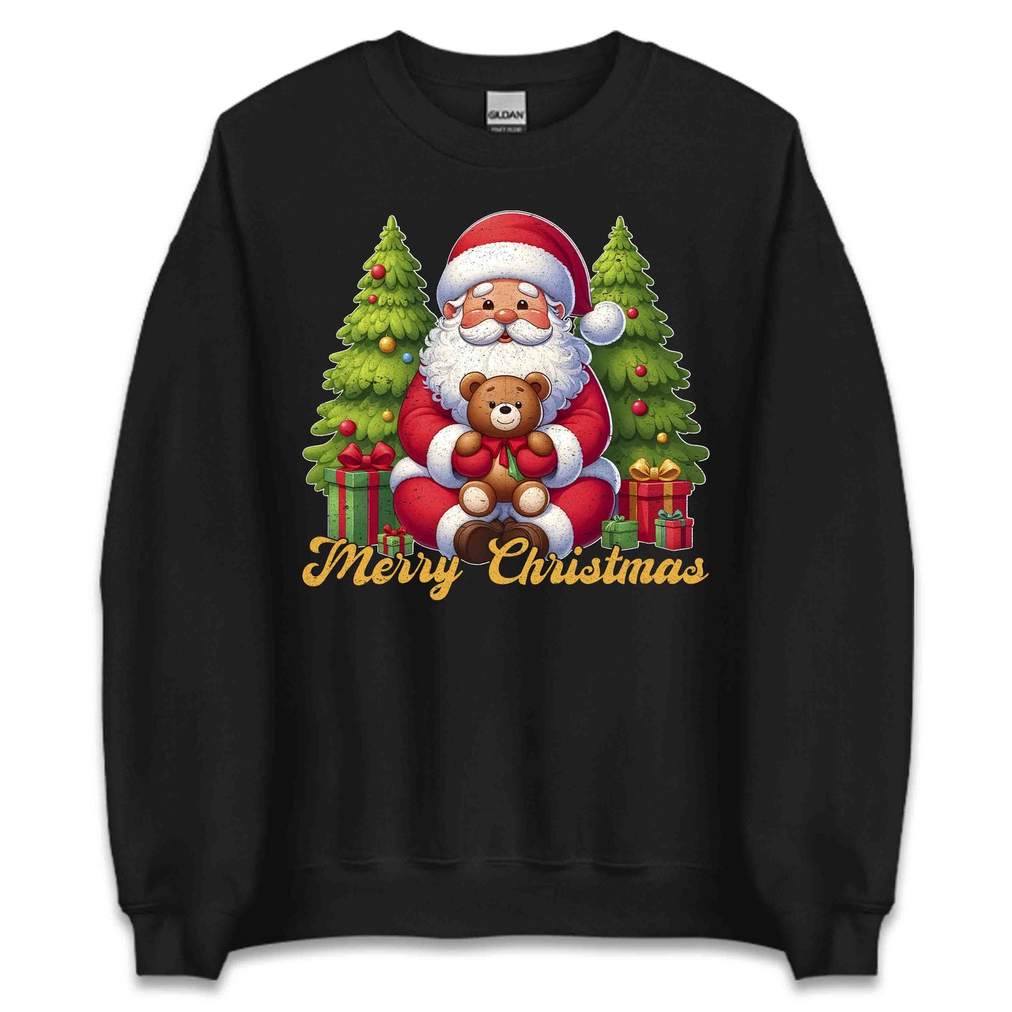 Christmas Santa With Teddy Bear Holiday Season Xmas | PRODUCT CODE: CHRTDYBRAHLY