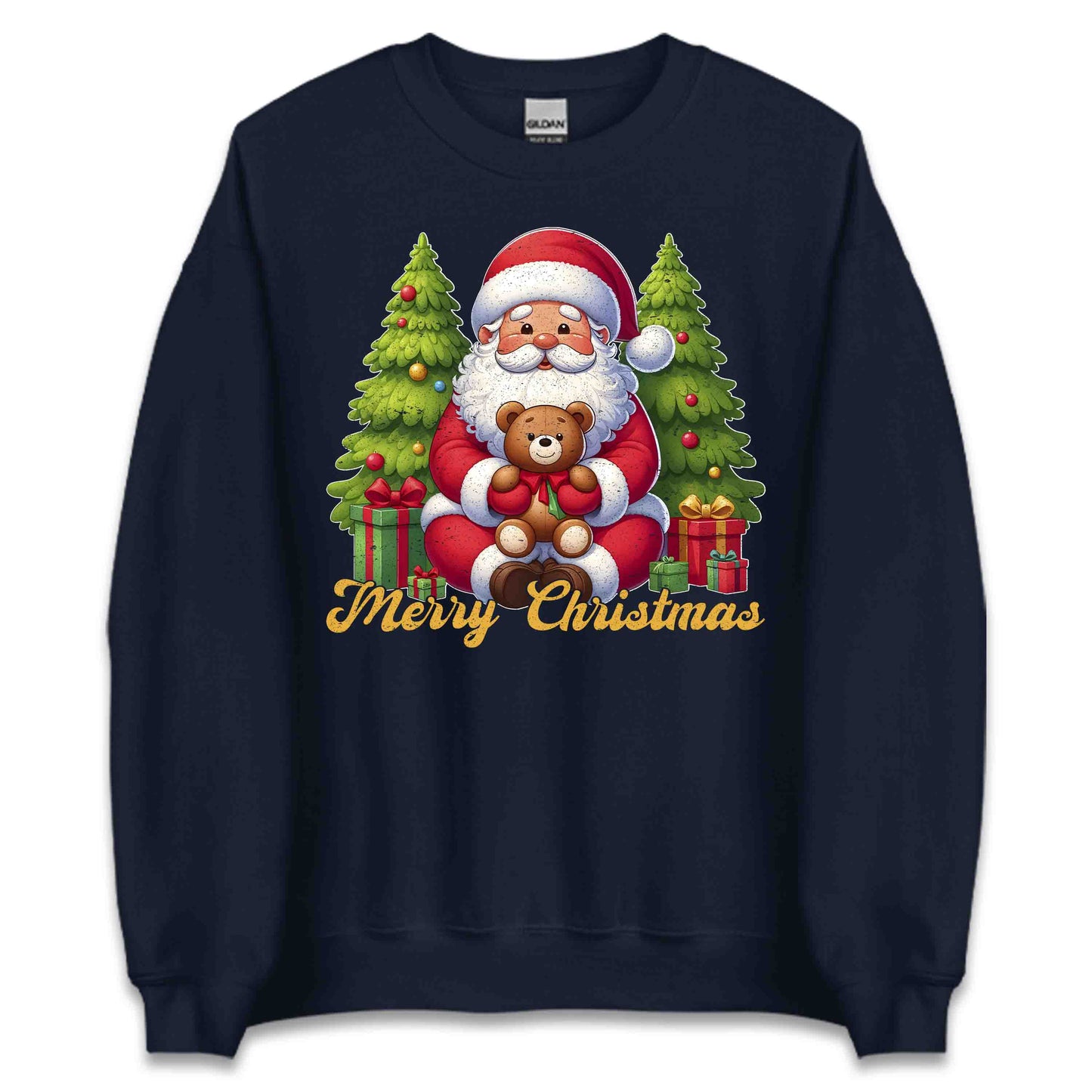 Christmas Santa With Teddy Bear Holiday Season Xmas | PRODUCT CODE: CHRTDYBRAHLY