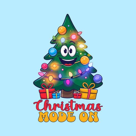 Christmas Mode On Festive Tree Cozy Winter Xmas | PRODUCT CODE: CHRTMDNOMS