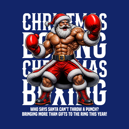 Christmas Muscular Boxer Xmas Santa | PRODUCT CODE: CHTSNABXGOMU