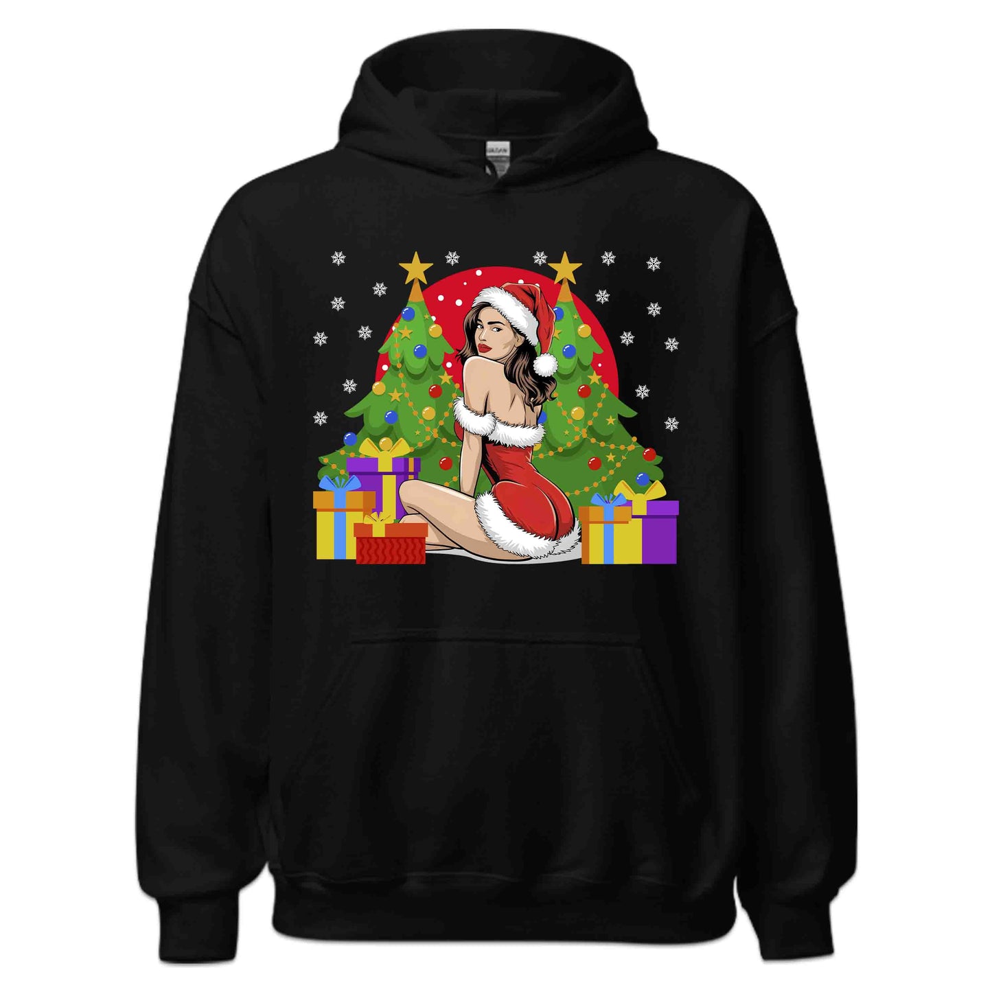 Christmas Sexy Santa Girl Pin-Up Naughty Xmas | PRODUCT CODE: CHTSYXNTAGRLK