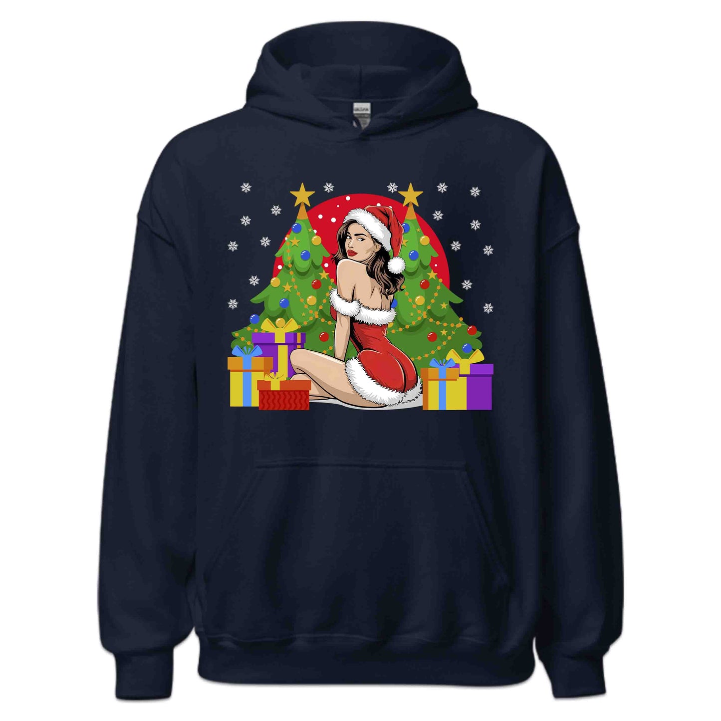 Christmas Sexy Santa Girl Pin-Up Naughty Xmas | PRODUCT CODE: CHTSYXNTAGRLK