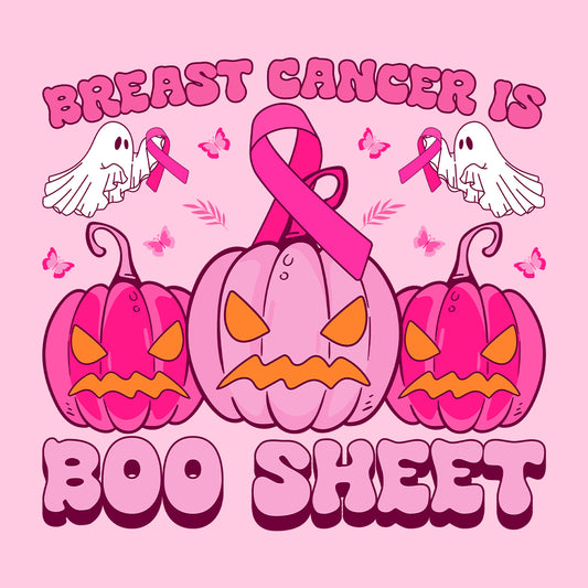 Breast Cancer Is Boo Sheet Spooky Cancer Fighter | PRODUCT CODE: CHTYKACNSER