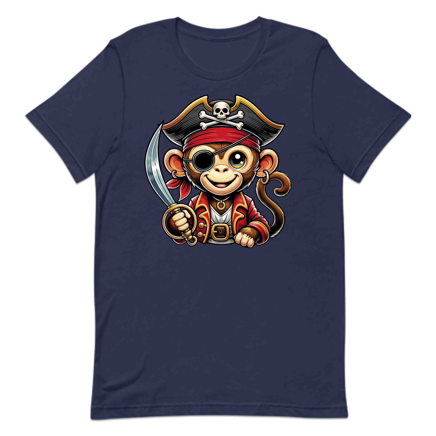 Cheeky Pirate Monkey with Sword Nautical Adventure Treasure Hunt | PRODUCT CODE: CKYPRTASWDOL