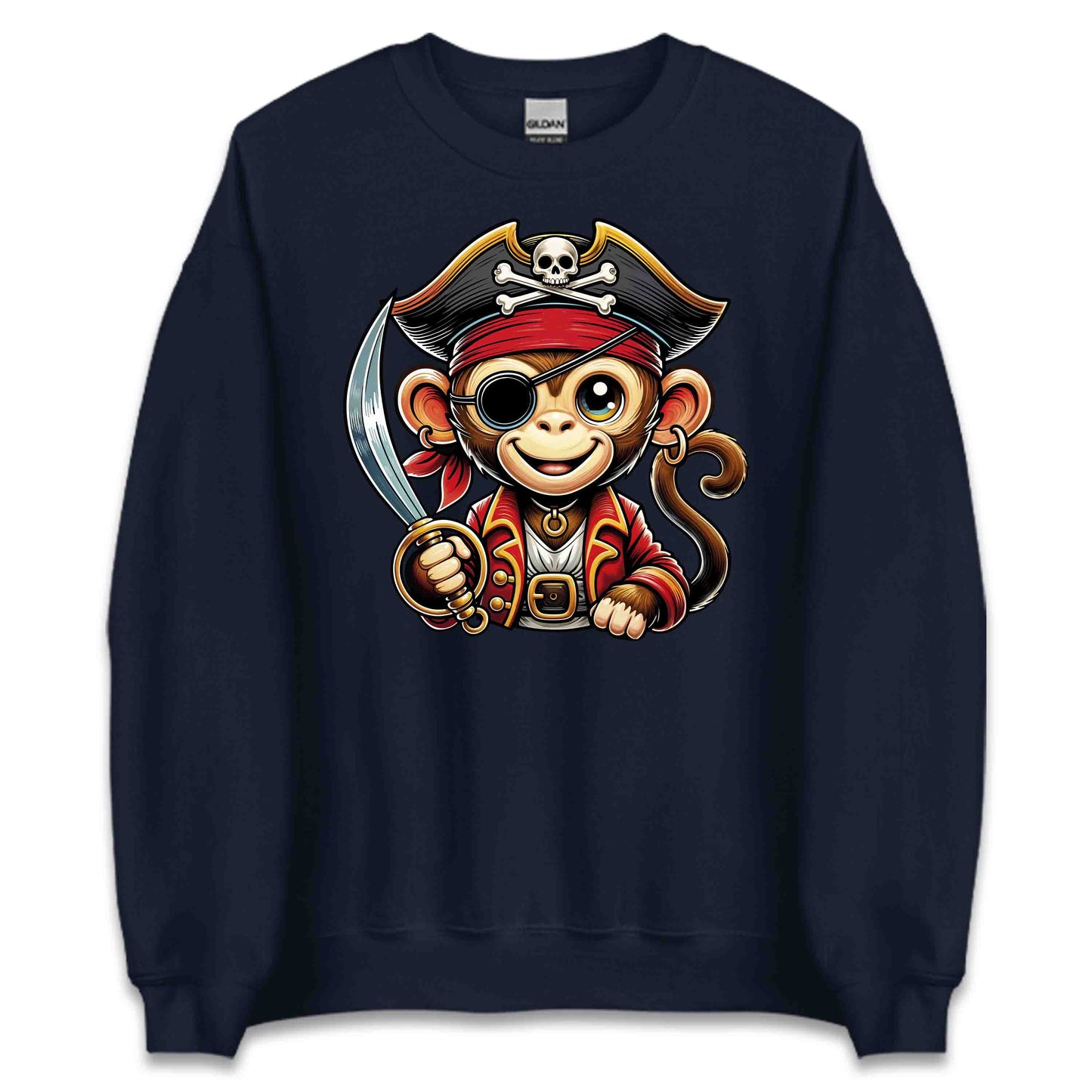 Cheeky Pirate Monkey with Sword Nautical Adventure Treasure Hunt | PRODUCT CODE: CKYPRTASWDOL