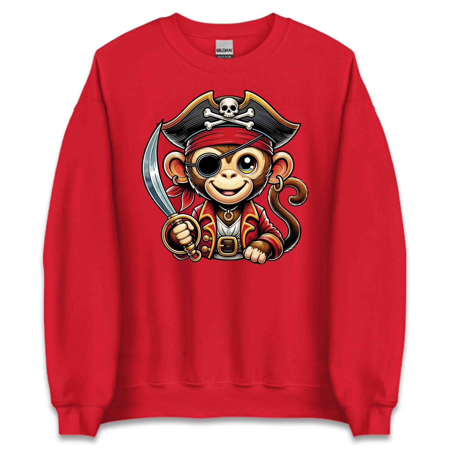 Cheeky Pirate Monkey with Sword Nautical Adventure Treasure Hunt | PRODUCT CODE: CKYPRTASWDOL