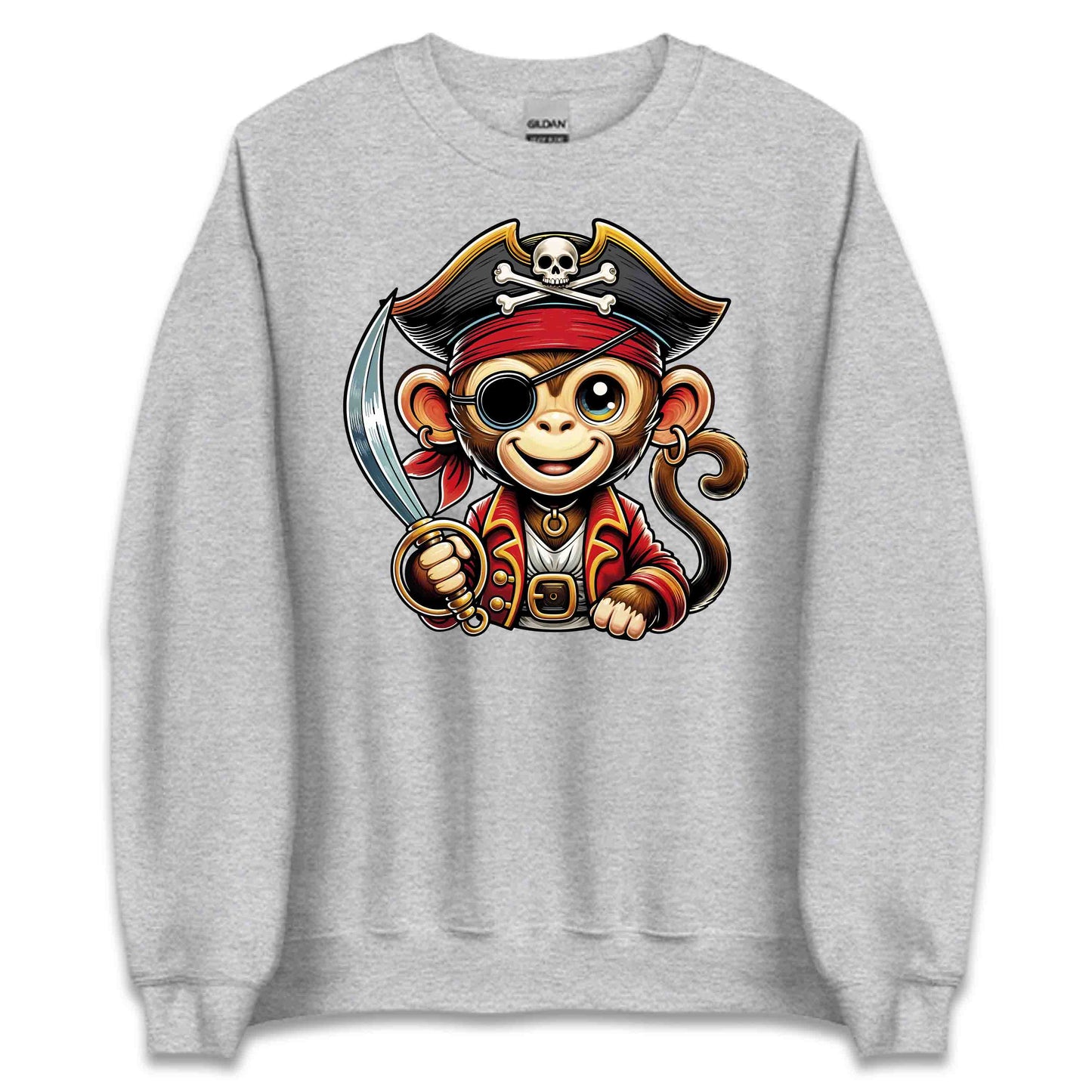 Cheeky Pirate Monkey with Sword Nautical Adventure Treasure Hunt | PRODUCT CODE: CKYPRTASWDOL