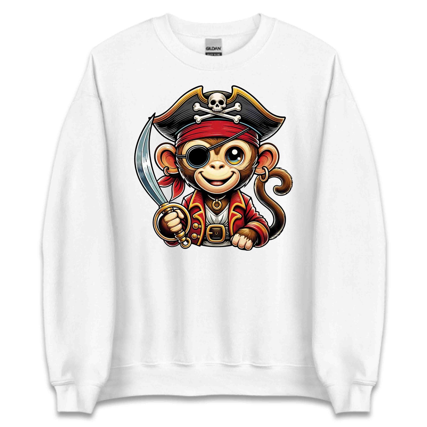 Cheeky Pirate Monkey with Sword Nautical Adventure Treasure Hunt | PRODUCT CODE: CKYPRTASWDOL
