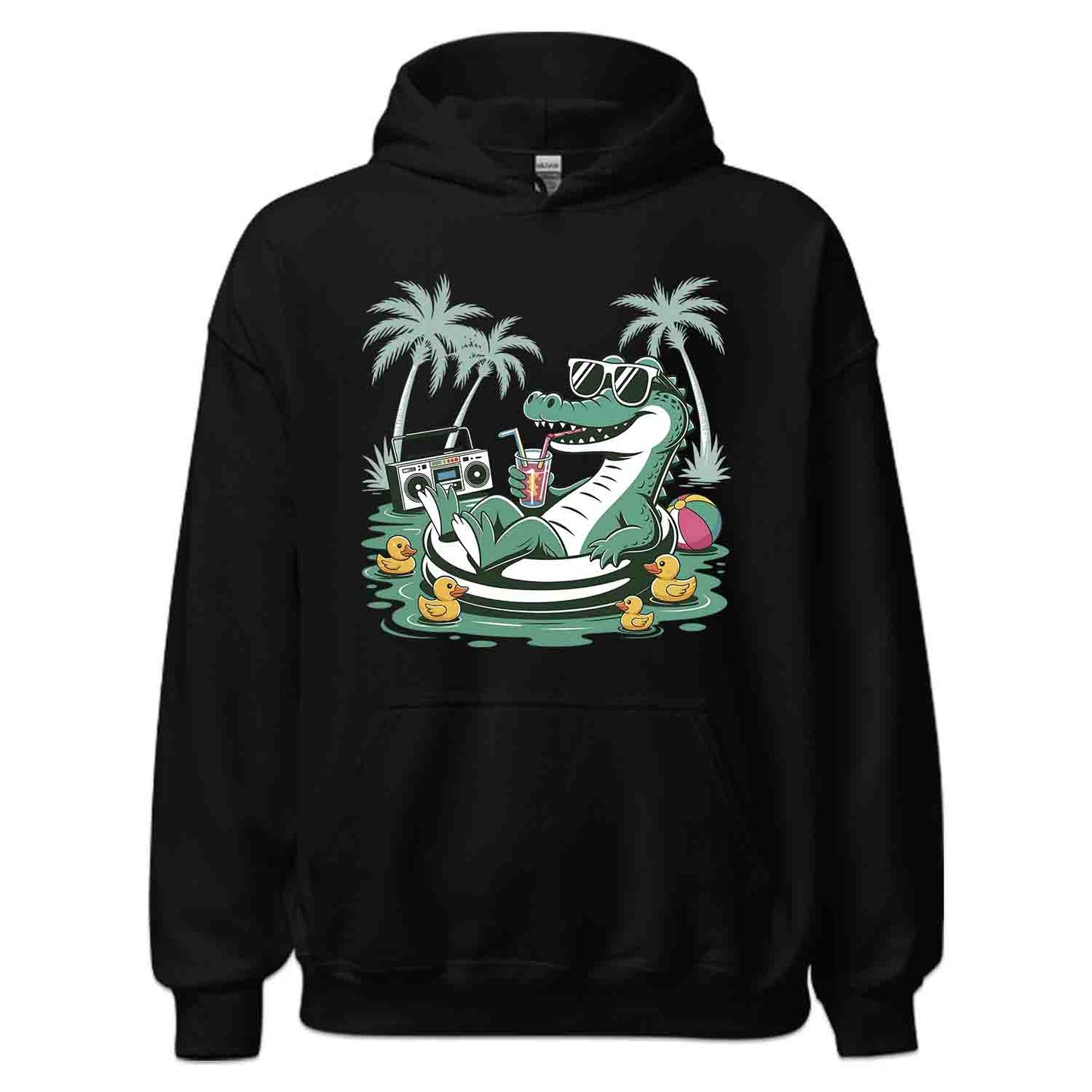 Chill Alligator T-Shirt, Vacation Vibes Sweatshirt, Retro Summer Hoodie | PRODUCT CODE: CLSCKJWER