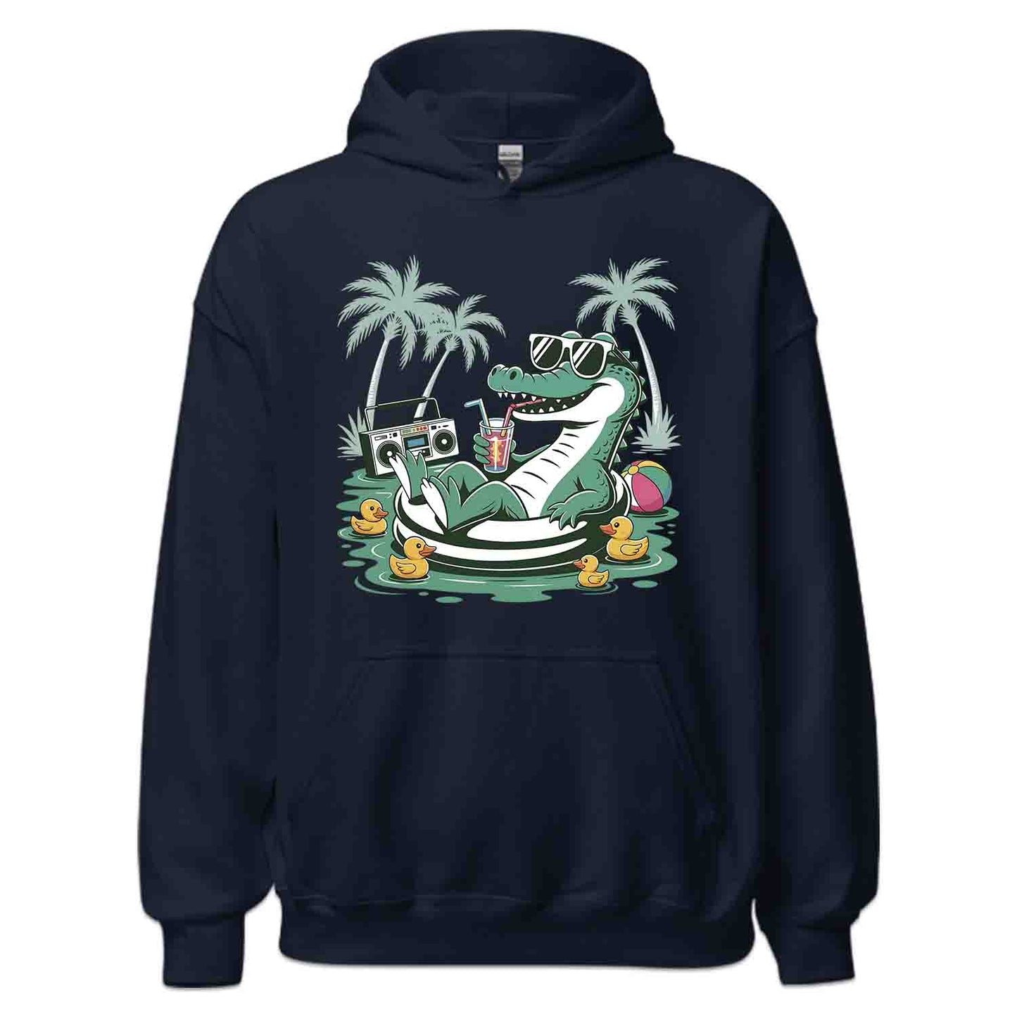 Chill Alligator T-Shirt, Vacation Vibes Sweatshirt, Retro Summer Hoodie | PRODUCT CODE: CLSCKJWER
