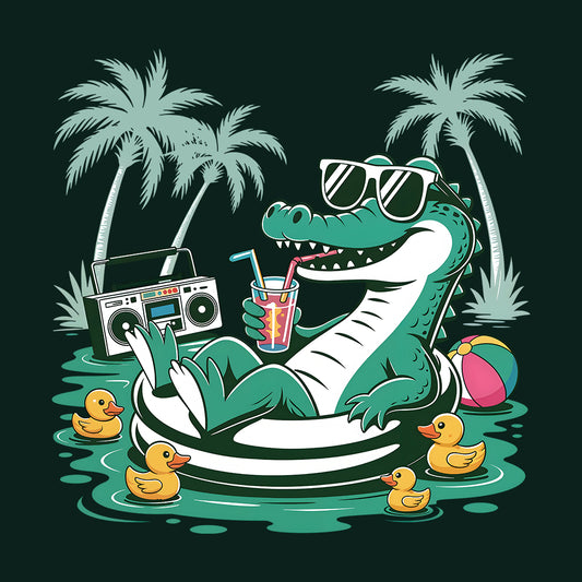 Chill Alligator T-Shirt, Vacation Vibes Sweatshirt, Retro Summer Hoodie | PRODUCT CODE: CLSCKJWER