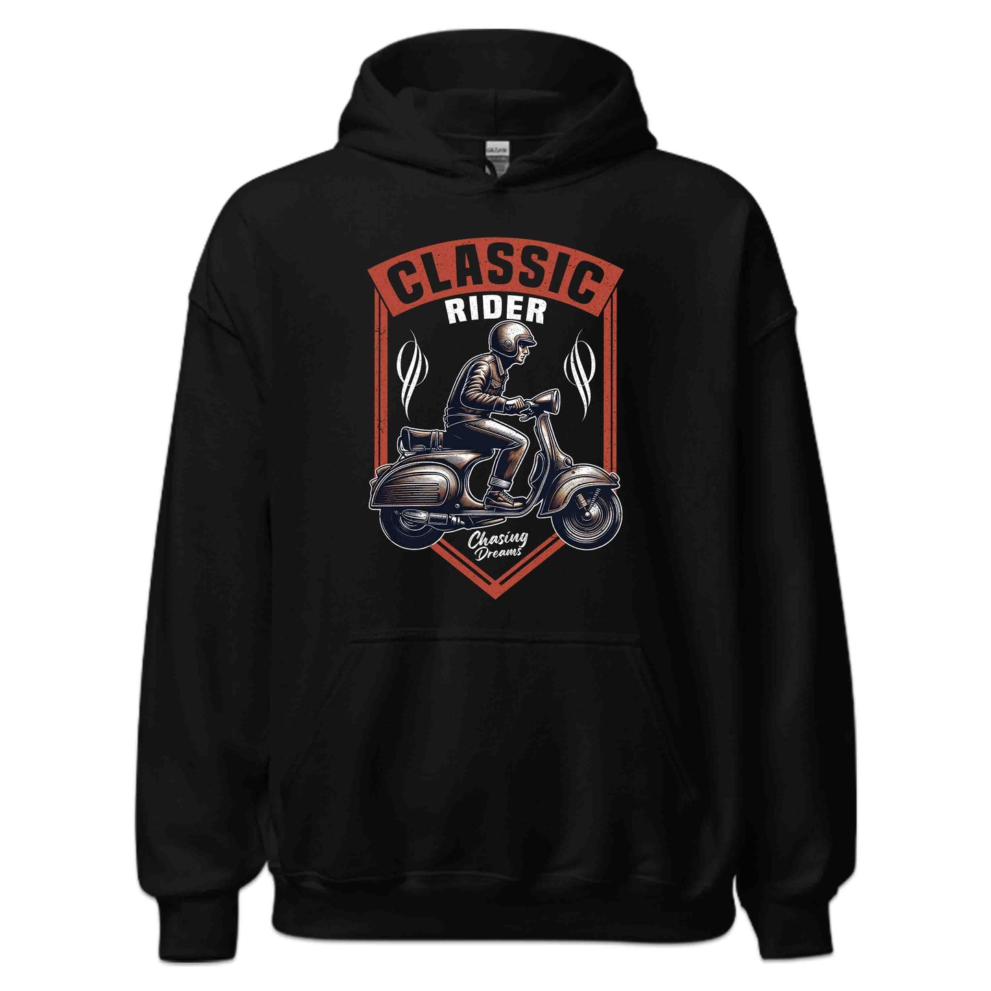 Classic Vespa Rider Vintage Scooter Lover | PRODUCT CODE: CLSRDESCOTMAS