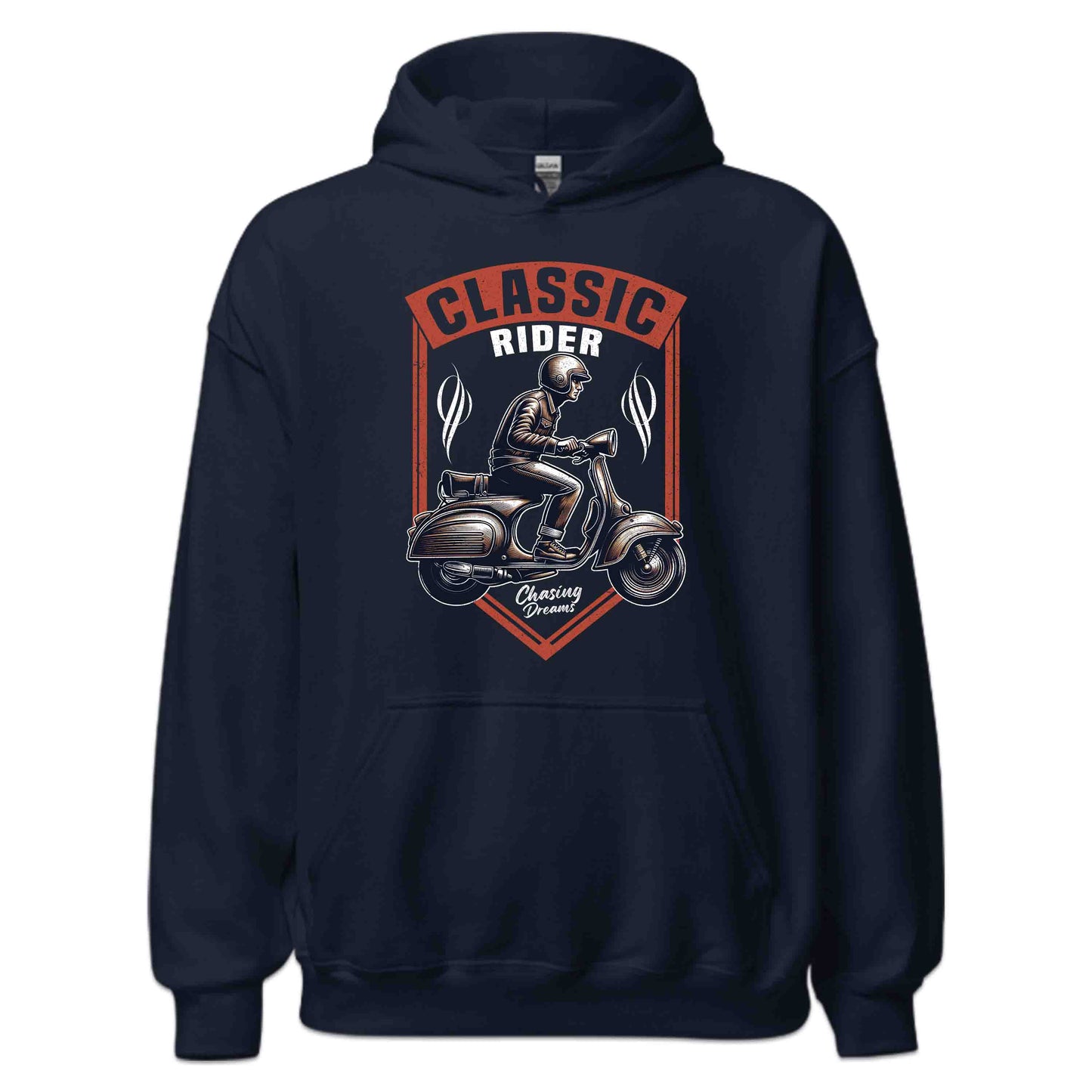 Classic Vespa Rider Vintage Scooter Lover | PRODUCT CODE: CLSRDESCOTMAS
